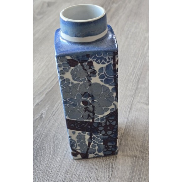 VTG 1970's Royal Copenhagen Baca Fajance Nils Thorsson 9" Vase 780 / 3259 - Picture 13 of 15